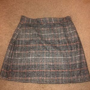 Plaid Mini Skirt